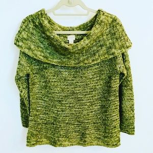 Chico’s Cowl Neck Sweater Top
